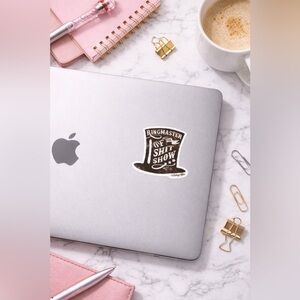 Ringmaster of the Sh*t Show Vinyl Sticker Laptop Water Bottle Sticker/Decal